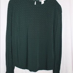 H&M Green Blouse